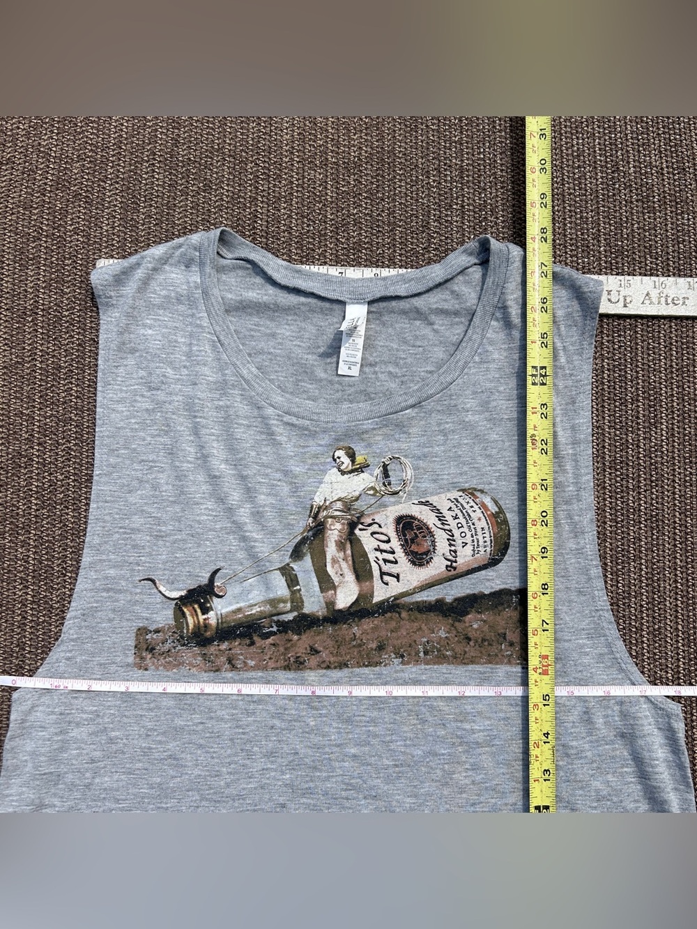 Tito's Handmade Vodka Rodeo Cowgirl Graphic Tank Top XL